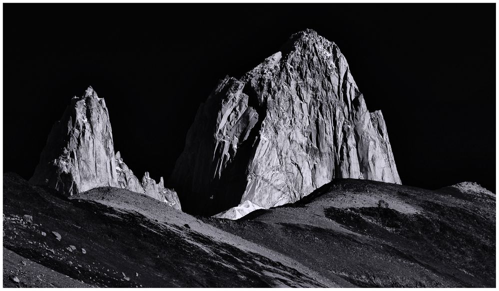 Bergspitzen in Patagonien ...