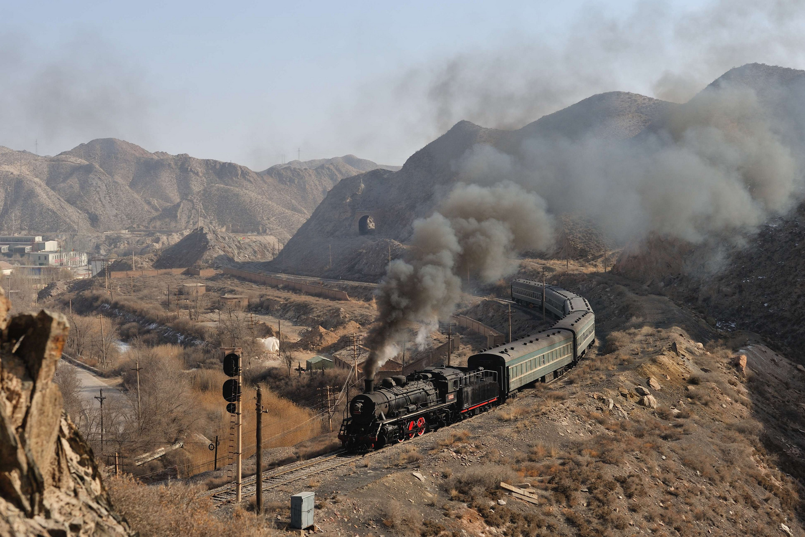 Bergsport in Baiyin (3/6) - gerade noch so ...