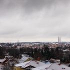 Bergstadt Freiberg mit kleiner Schneehaube