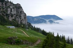 Bergstation der Kampenwandbahn bei Aschau