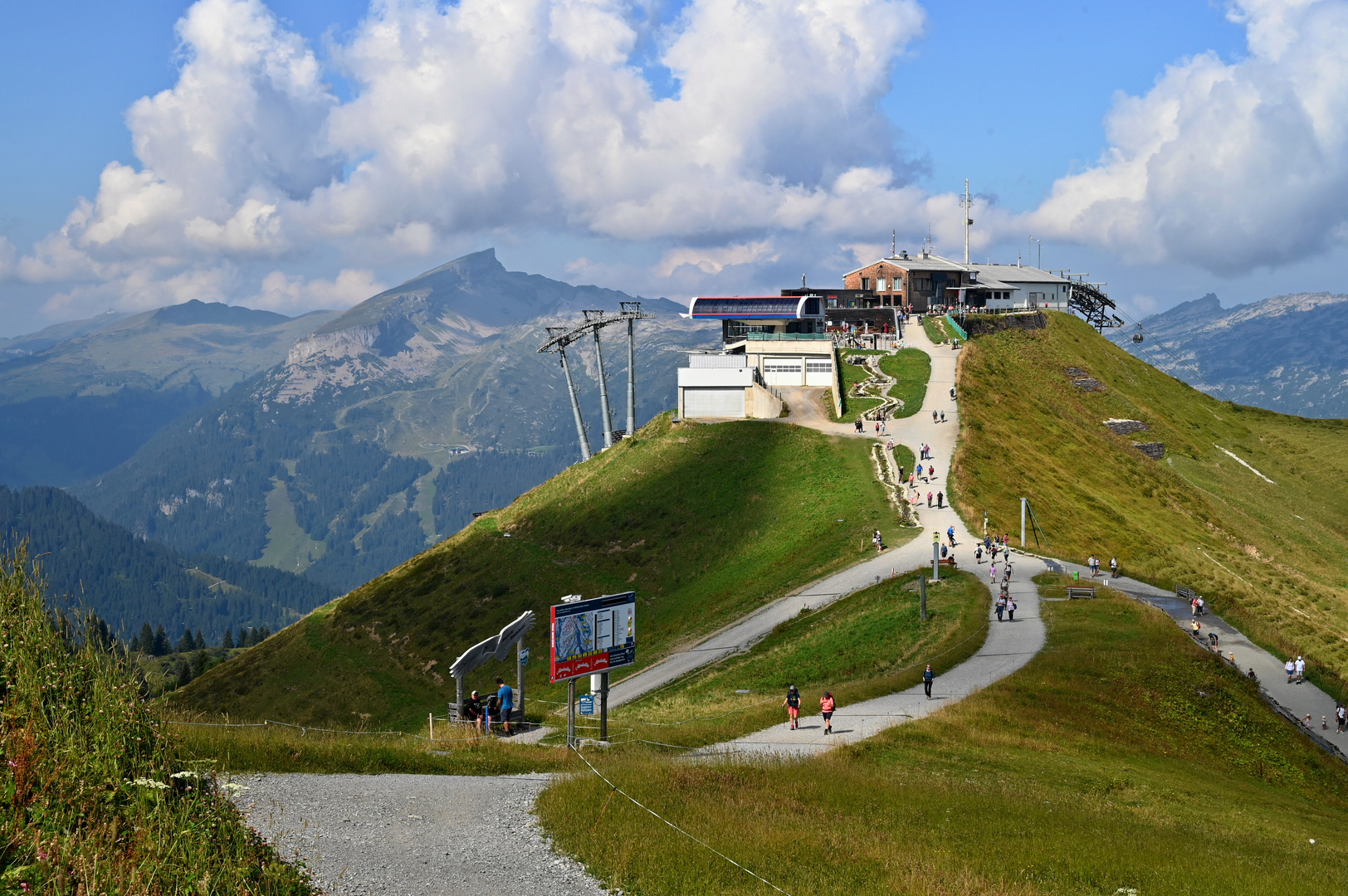 Bergstation der Kanzelwandbahn