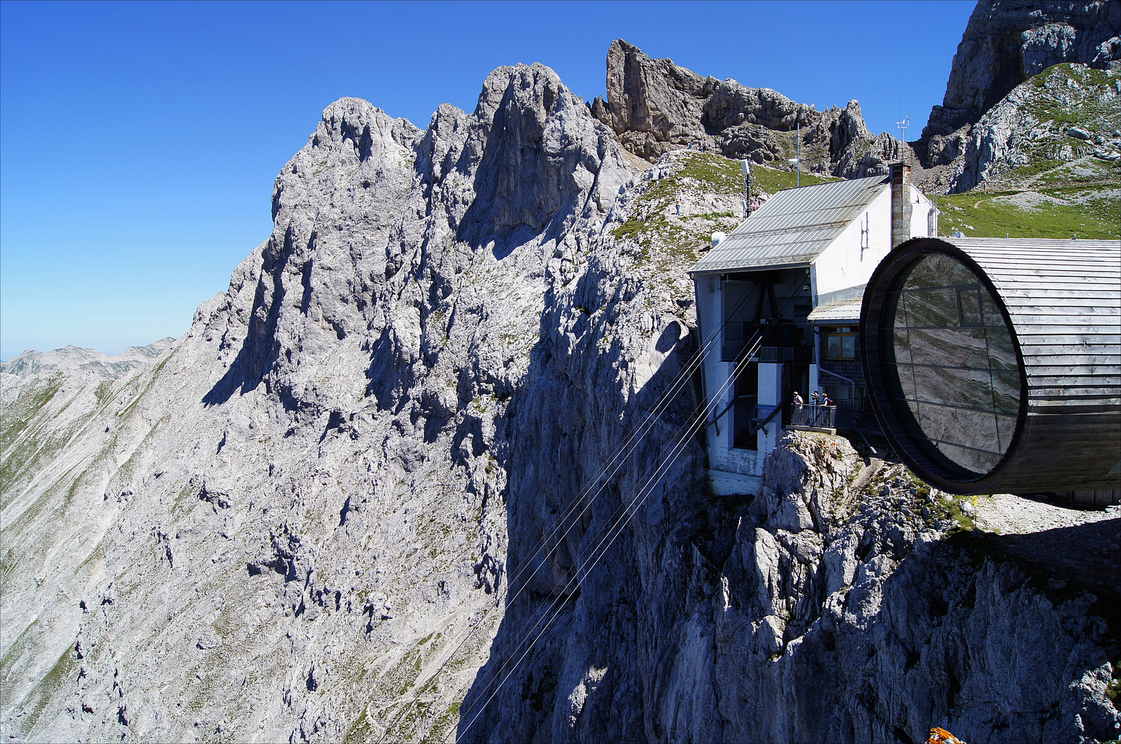 Bergstation der Karwendelbahn Mittenwald !