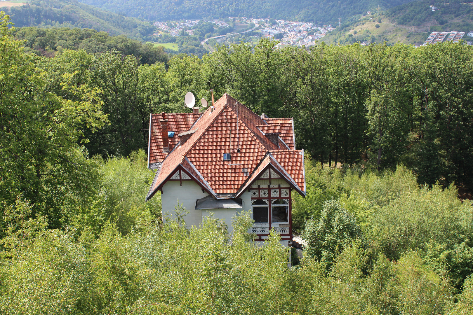 Bergstation der Malbergbahn