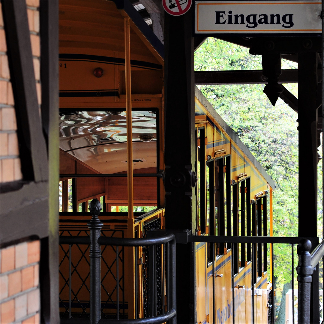 Bergstation der Nerobergbahn in Wiesbaden