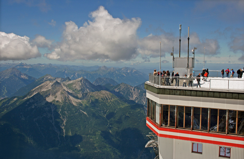 Bergstation der Tiroler Zugspitzbahn