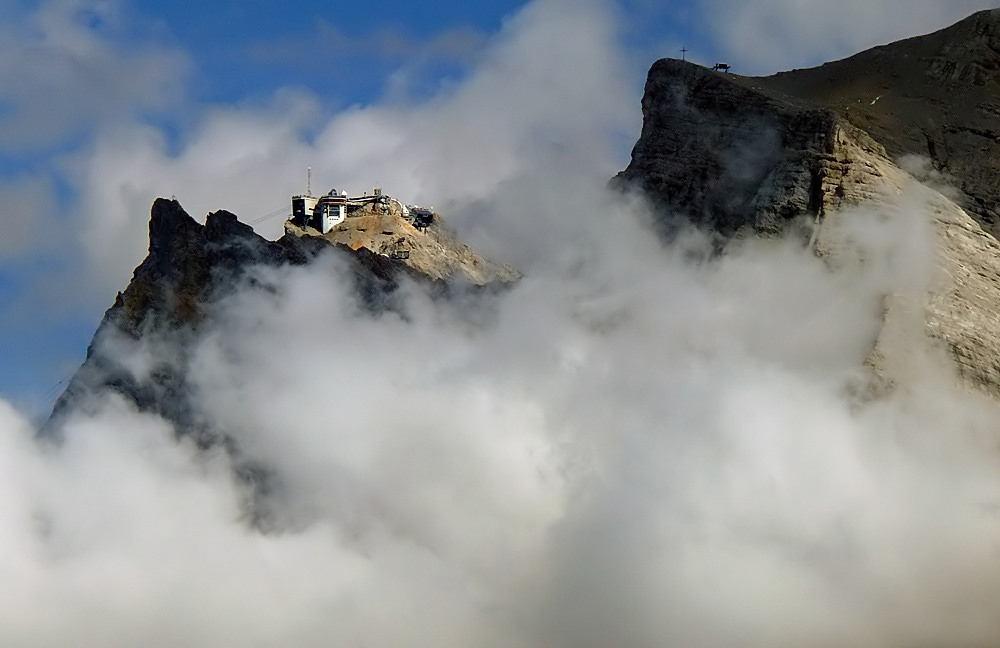 Bergstation der Zugspitzbahn