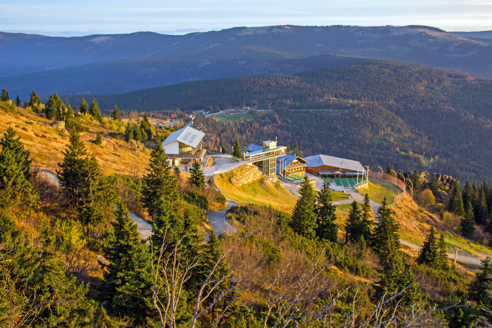 Bergstation mit Gasthaus