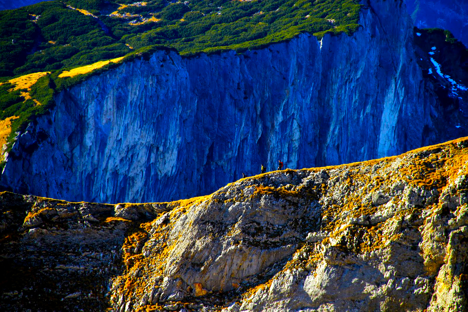 Bergsteigen an der Hochiss