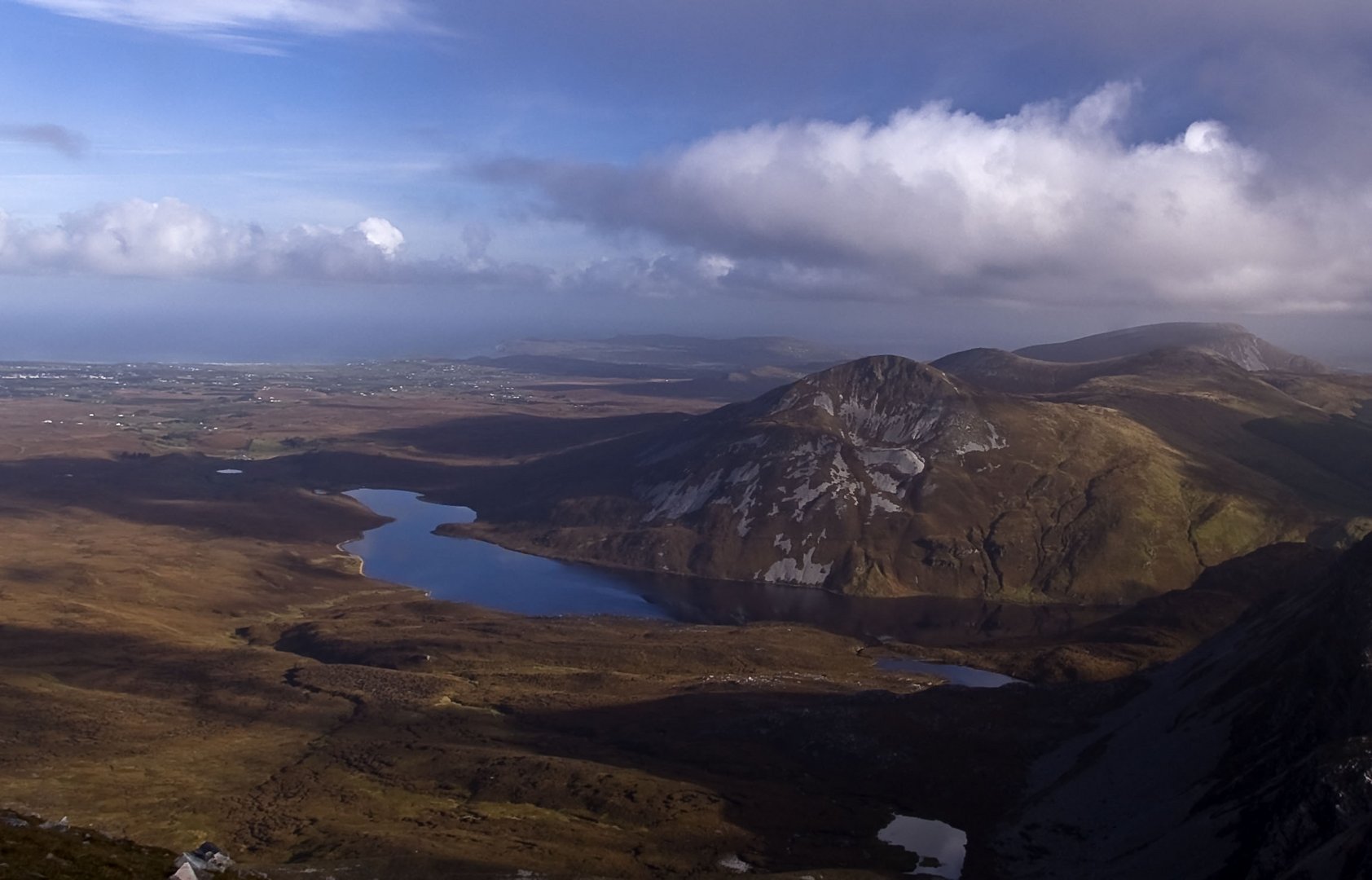 Bergsteigen in Irland...