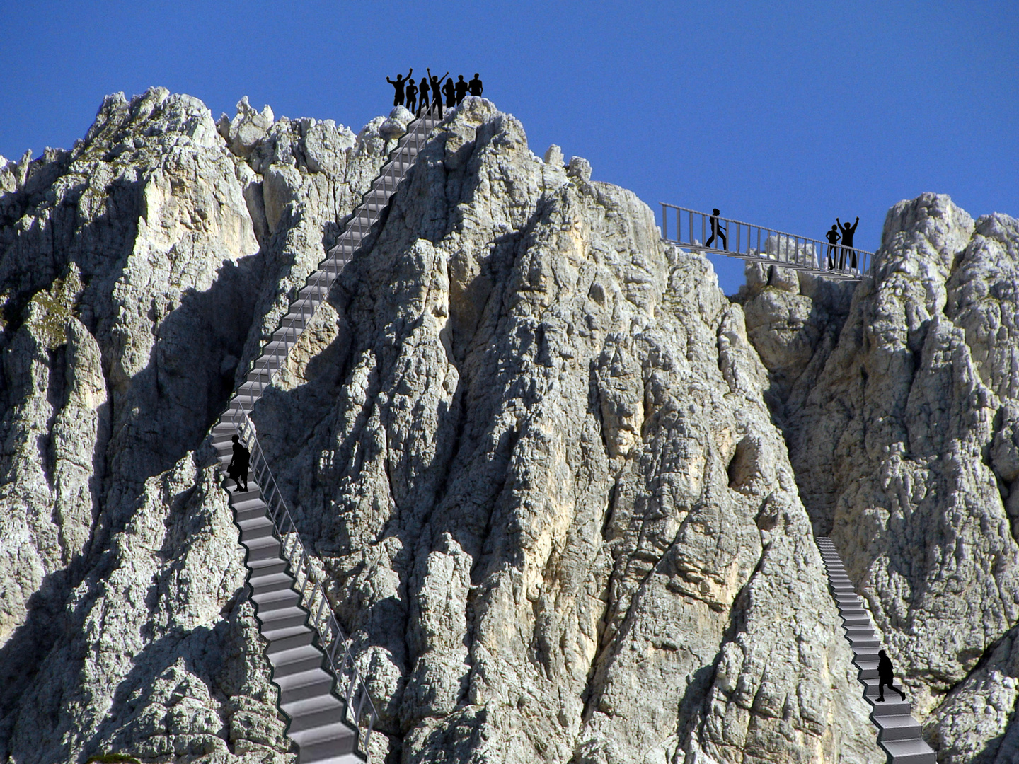 Bergsteigen ist ganz einfach