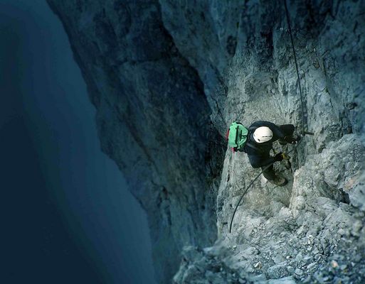 Bergsteiger am Dachstein/A