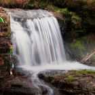 Bergsteiger am Geraer Wasserfall