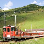 Bergsteiger auf schmaler Spur