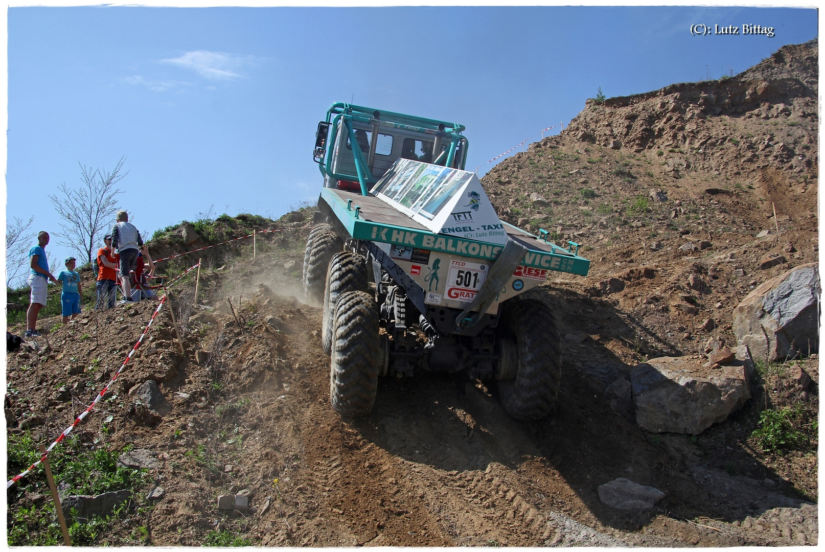 Bergsteiger im Einsatz