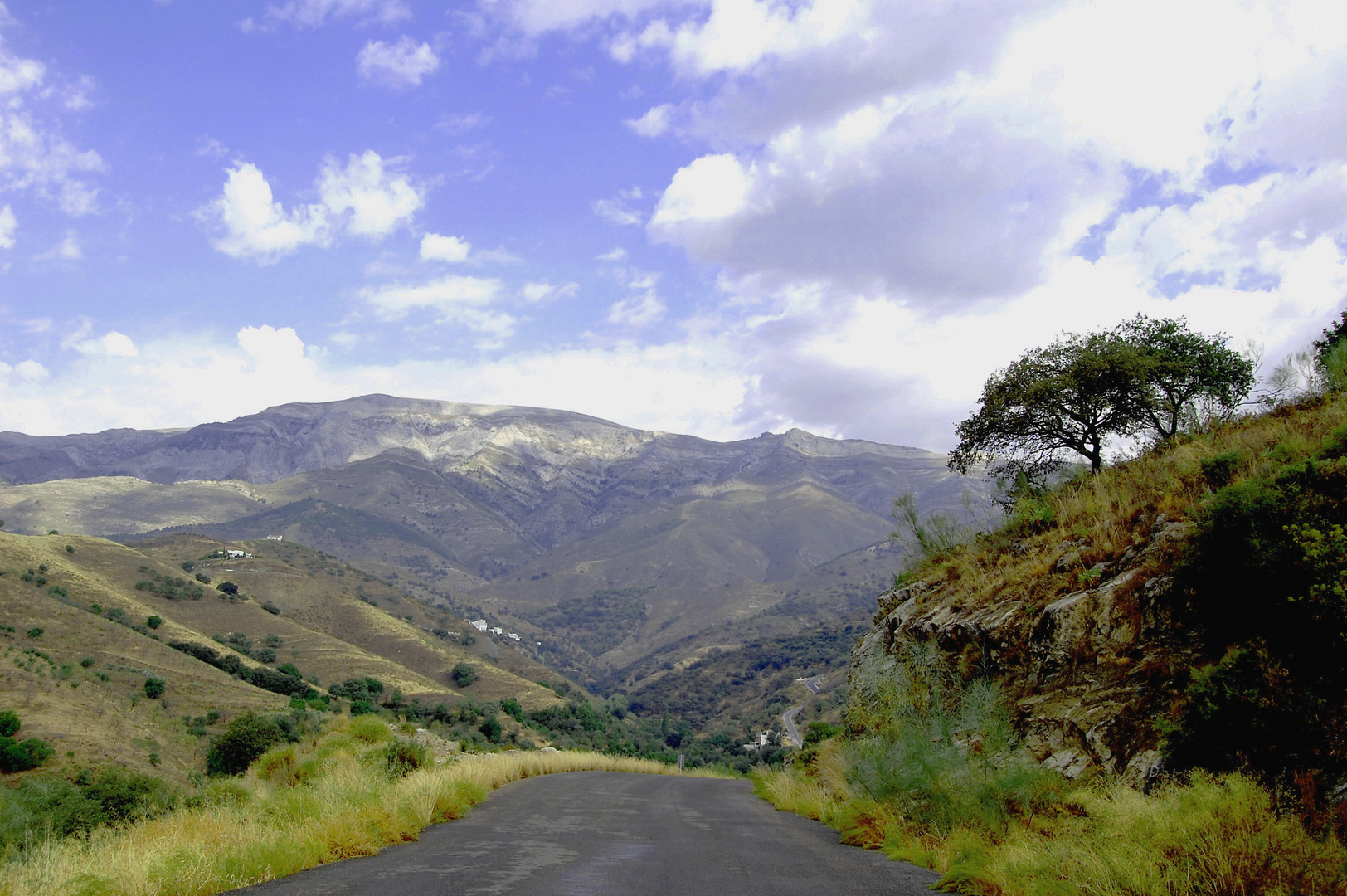 Bergstraße in Andalusien