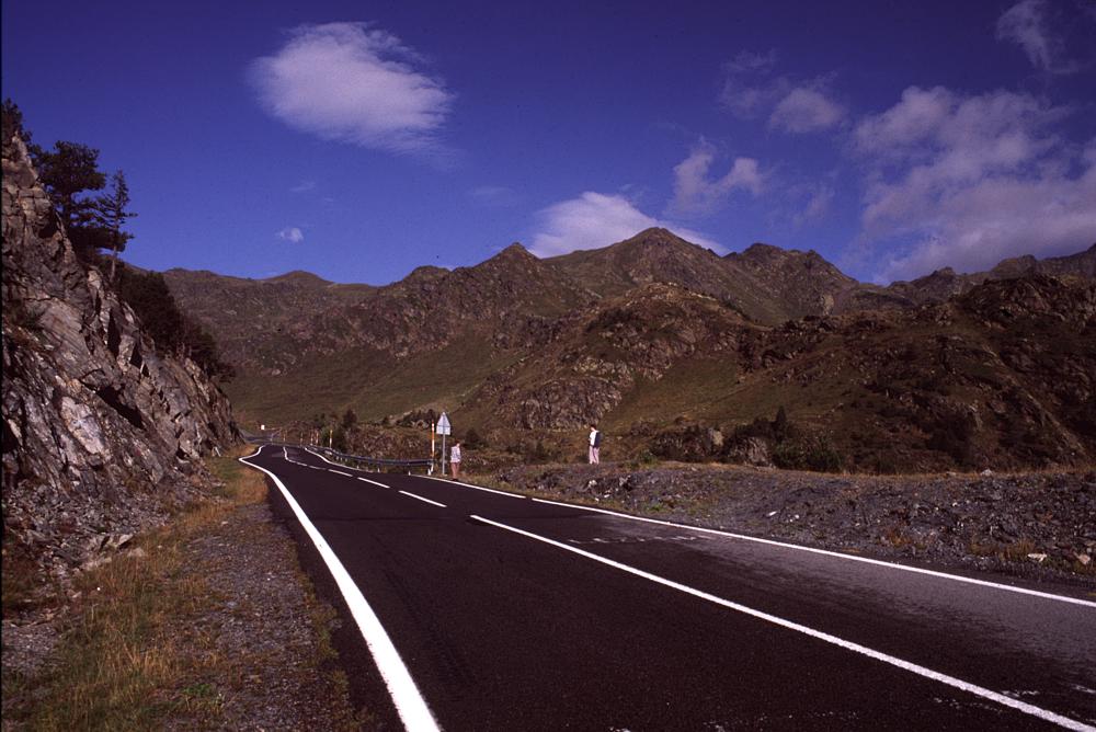 Bergstraße in Andorra