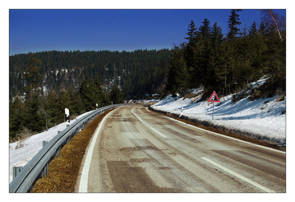 Bergstraße nach Kaltenbronn