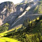 Bergstraße nach Lech am Arlberg.