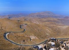 Bergstrasse nach Pampa Galeras