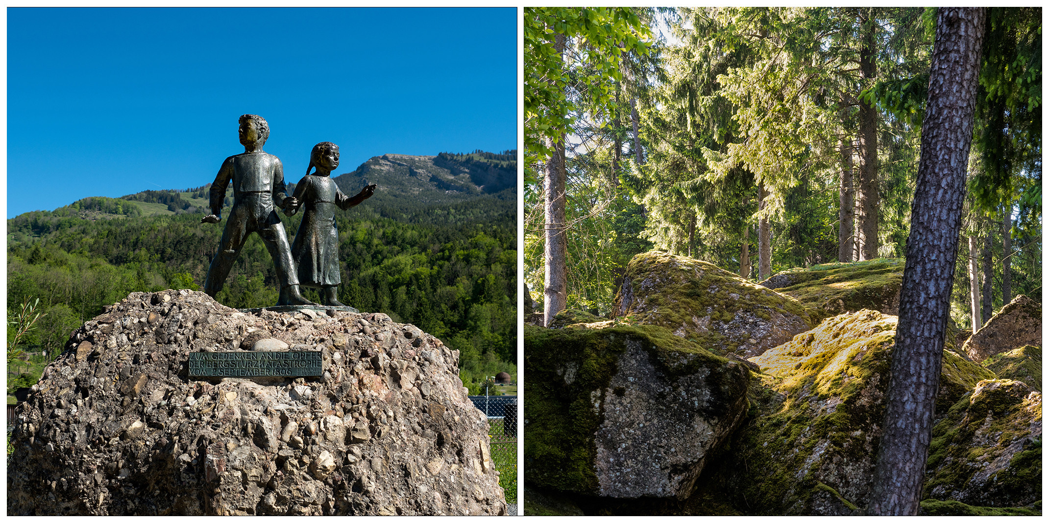 Bergsturz in Goldau SZ