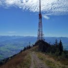 "Bergtour Grünten mit Blick auf den bayrischen Rundfunkturm"