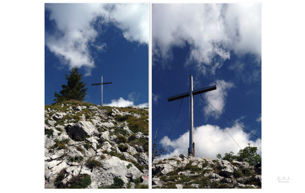 '"Bergtour Grünten mit Ziel Gipfelkreuz Burgberger Hörnle 1496m"