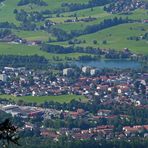 '"Bergtour Grünten Talblick auf Sonthofen aus ca. 1300m"