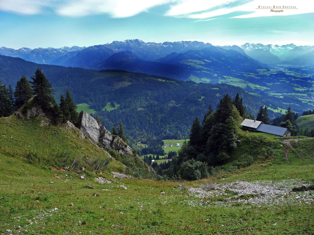 "Bergtour Grünten Weitblick am alten Bauernhof"