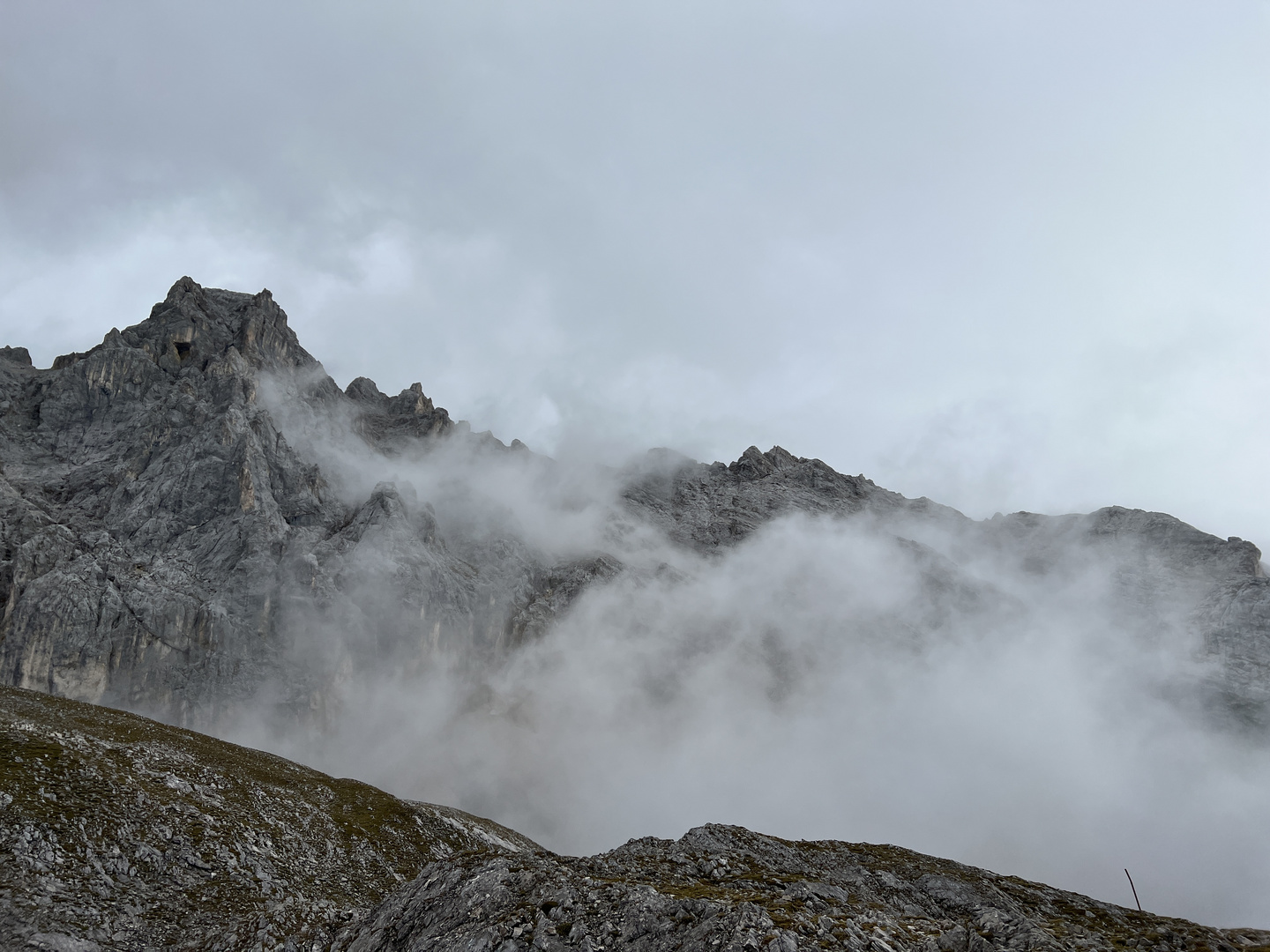 Bergtour im Nebel 1