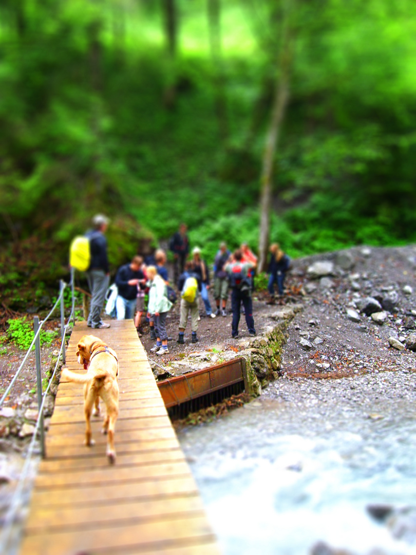 Bergtour (Tilt-Shift Fake)