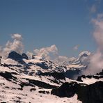 Bergtour zum Chaiserstuel - Blick über die Alpen