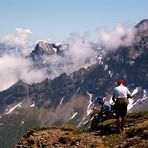 Bergtour zum Chaiserstuel - Rast am Abgrund