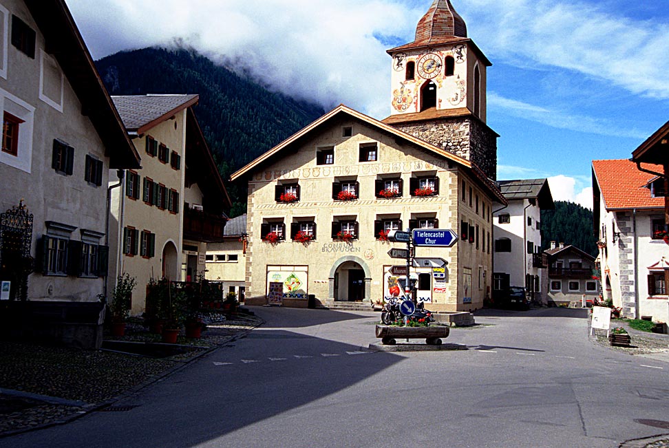 Bergün am Albulapass