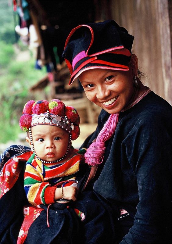 Bergvölker in Umgebung von Paso, Nordwestvietnam