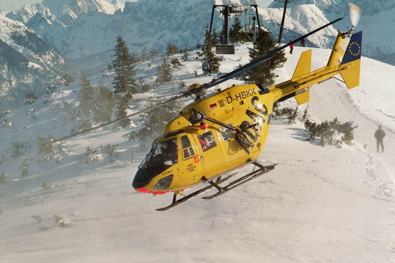 Bergwacht-Heli macht sich auf den Weg