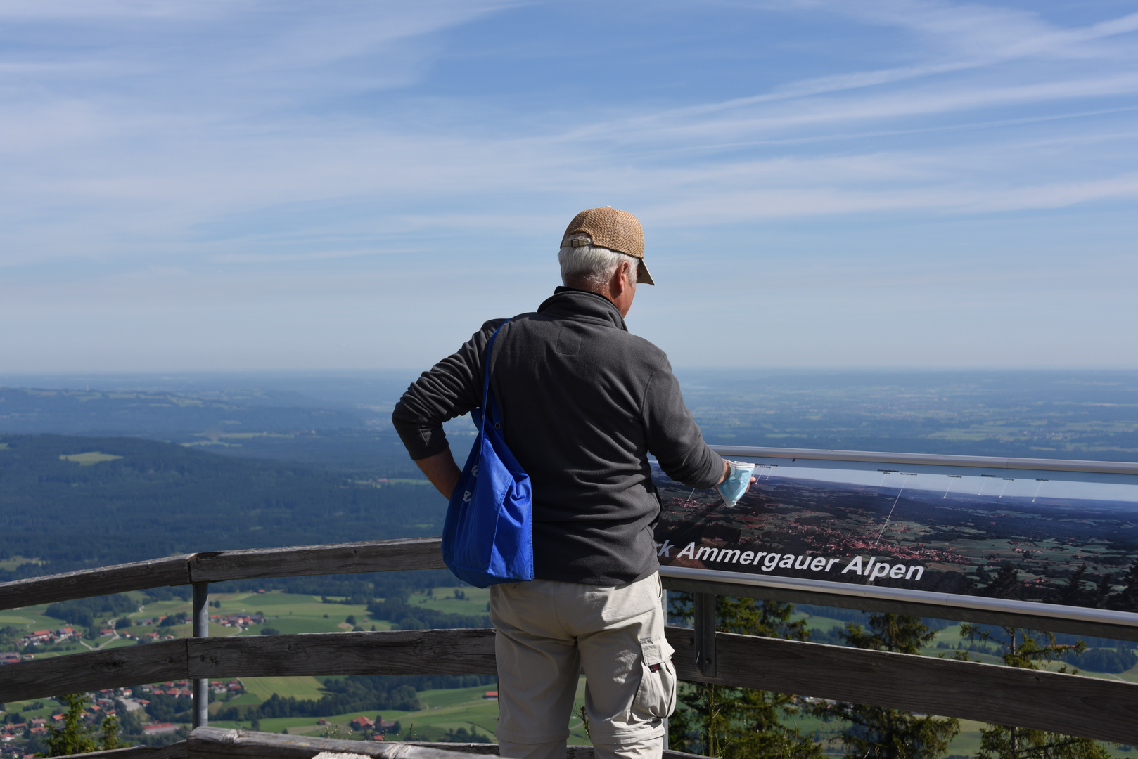 Bergwanderer auf dem Hörnle