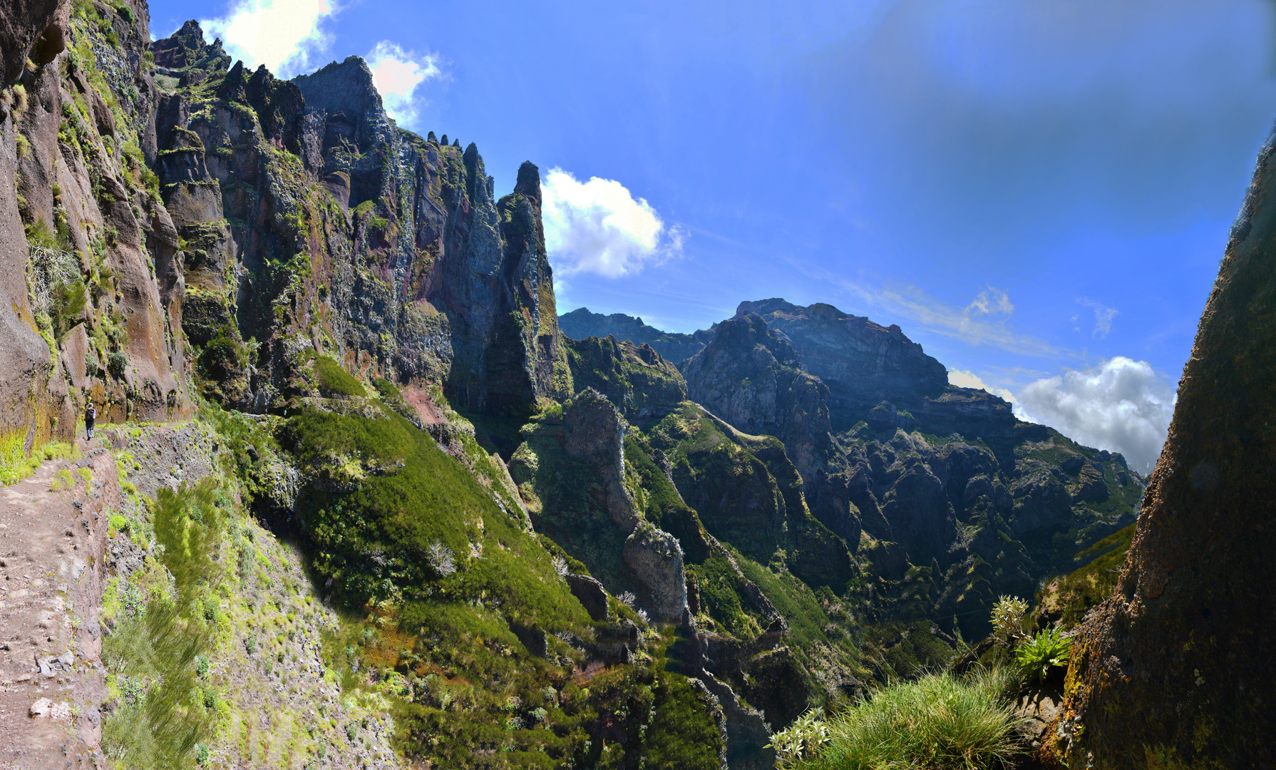 Bergwandern auf Madeira...