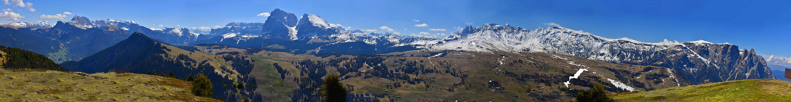 Bergwandern bei der Seiser Alm