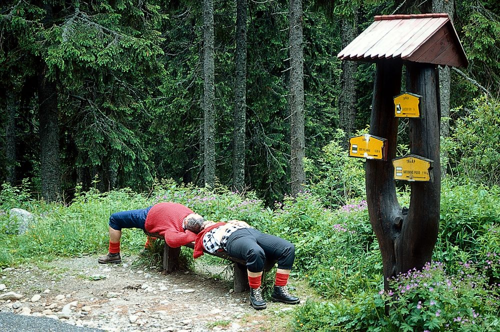 Bergwandern macht müde von Kerstin Micklitza 