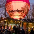 Bergweihnacht mit Heißluft-Ballon