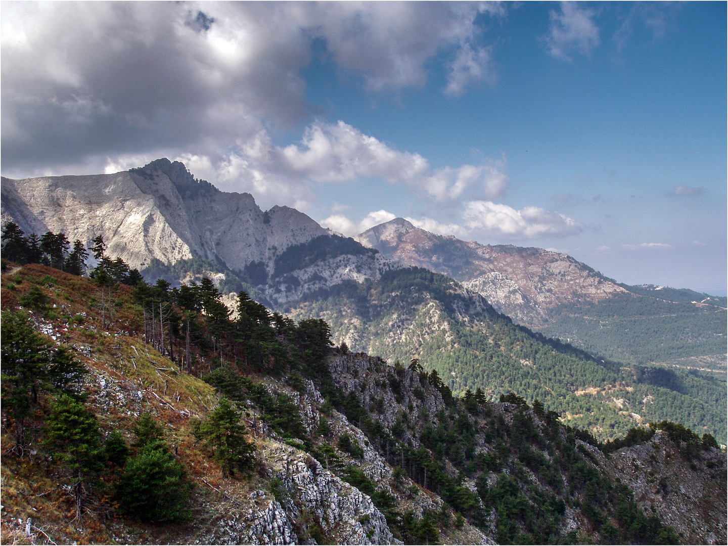 Bergwelt auf Thassos