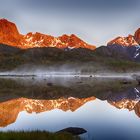 Bergwelt der Vesterålen in der Mitternachtssonne