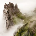 Bergwelt im Nebel