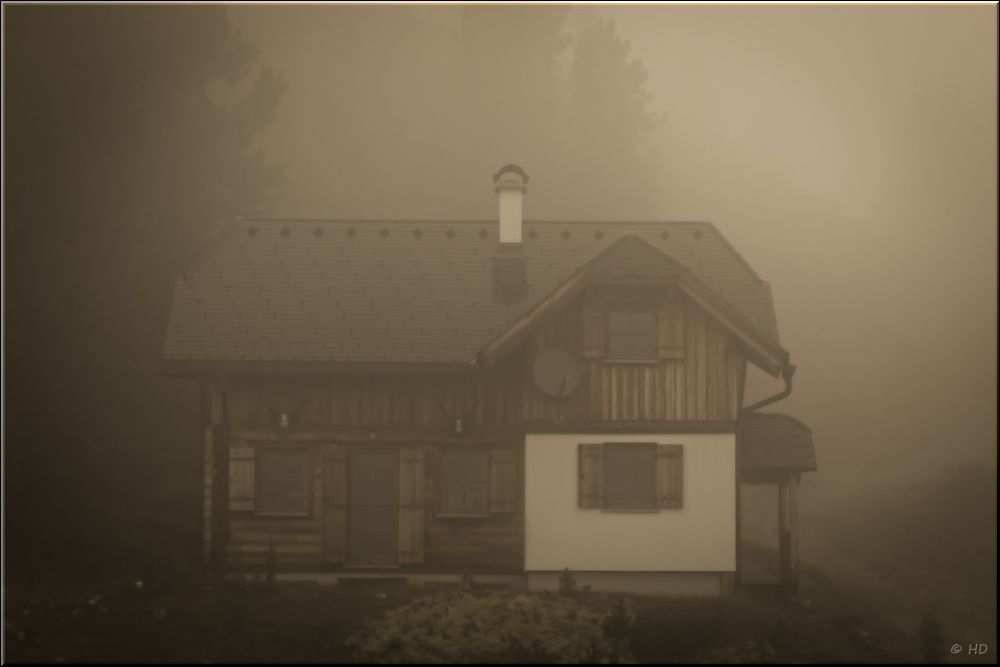 Bergwelt-Impressionen im Nebel - 2 -