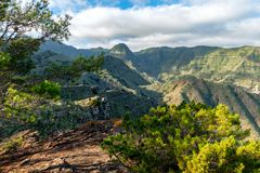 Bergwelt oberhalb Hermigua - La Gomera