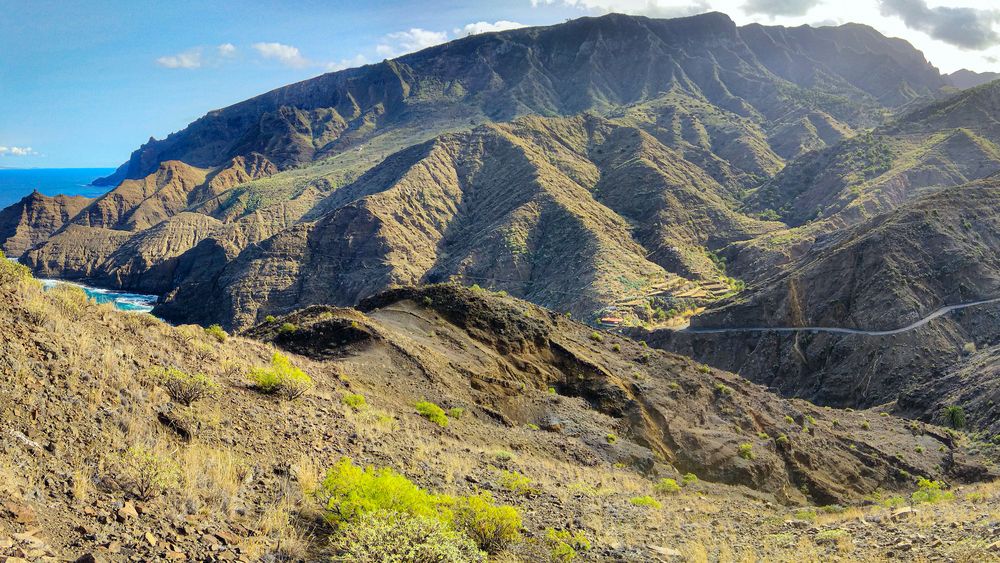 Bergwelt oberhalb Hermigua - La Gomera