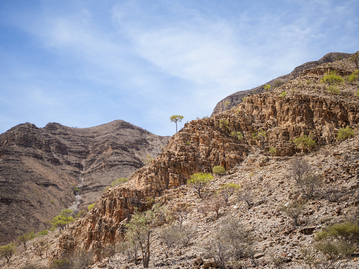 Bergwelt um Sesfontain, Namibia