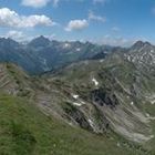 Bergwelt, zum Greifen nahe (oder der Aufstieg war nicht umsonst ...)