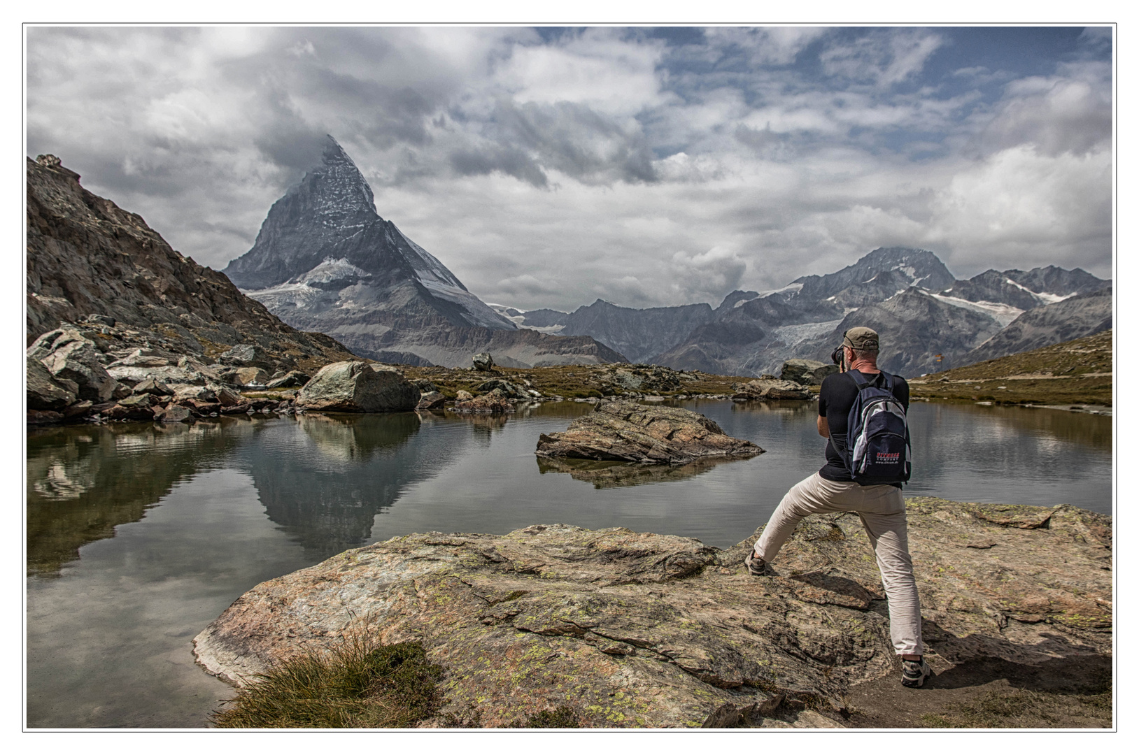 Bergwelten - Motiv(ation) Riffelsee und Matterhorn