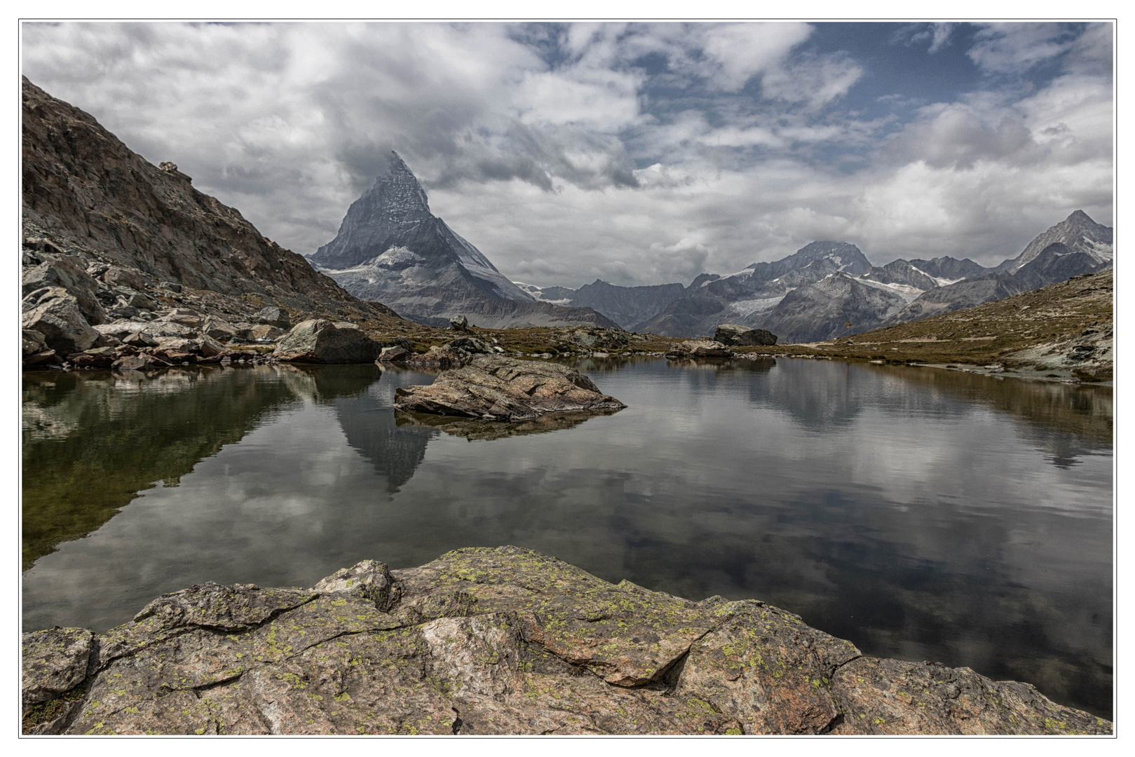 Bergwelten - Riffelsee und Matterhorn